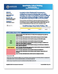 Quantitative Critical Thinking Sample